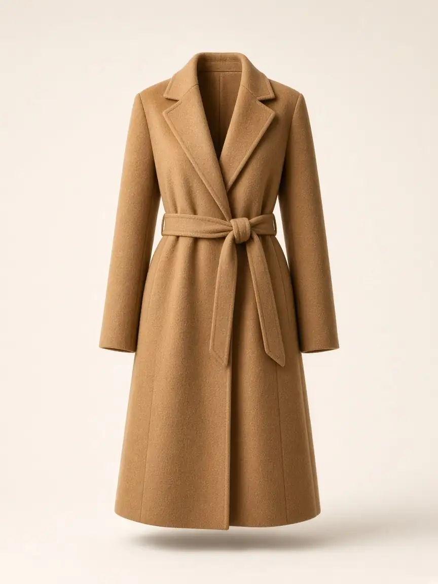 Camel Belt Coat