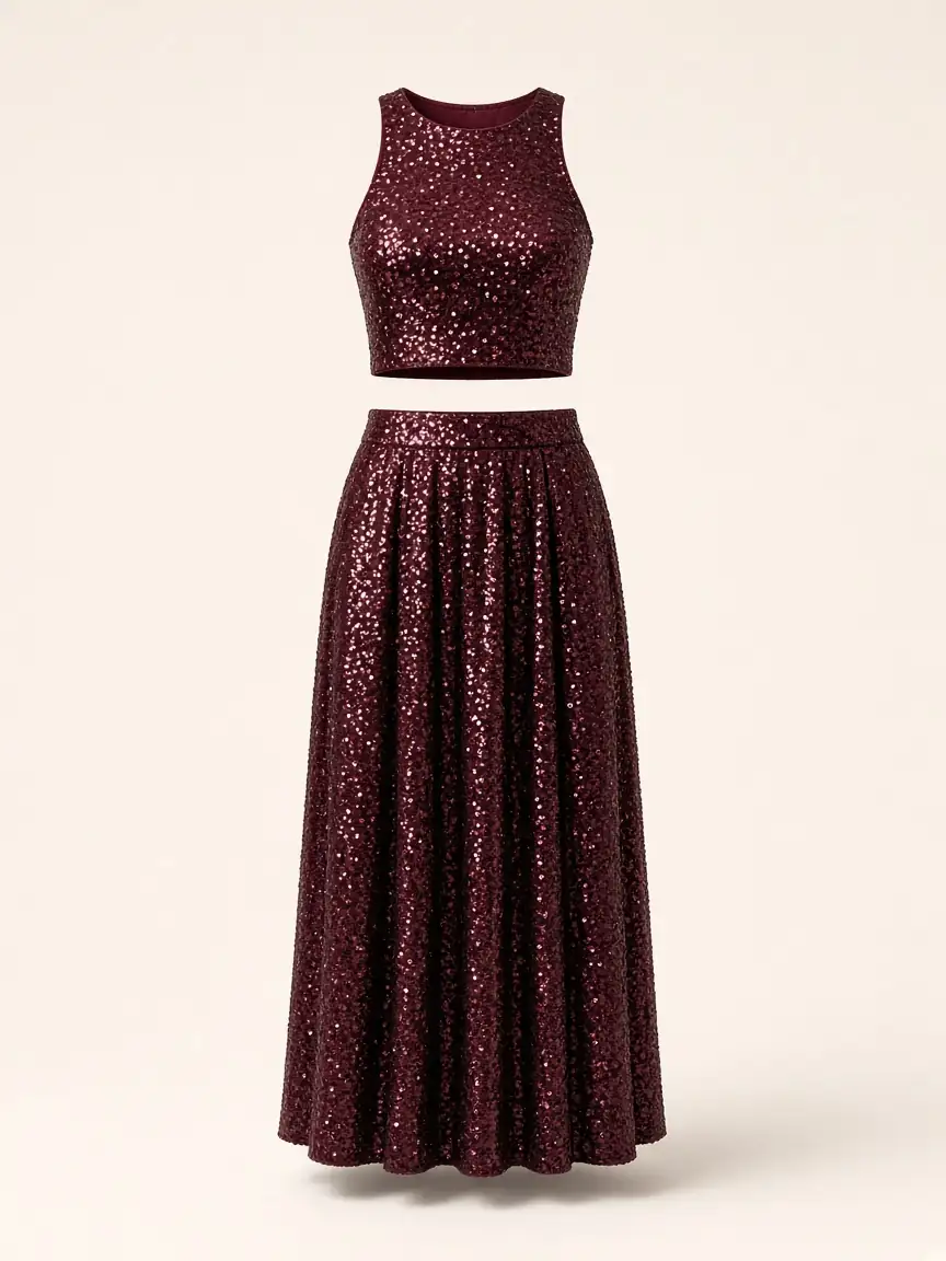 Sequin Evening Set