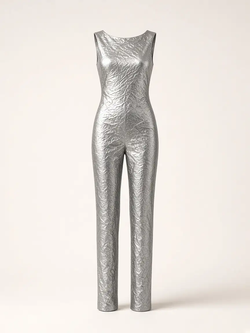Silver Column Jumpsuit
